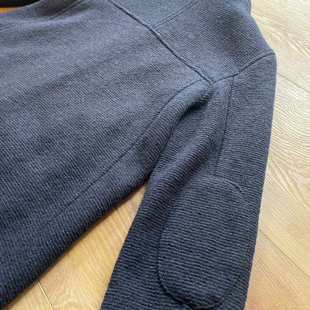 Zara Basic Navy‎ Textured Jacket - Picture 5 of 11